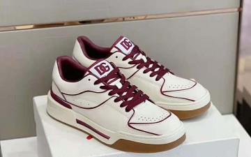 Dolce Gabbana Calfskin Nappa New Roma Sneakers