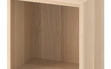 Cabinet, white stained oak , 35x25x35cm