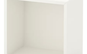 Cabinet, white, 35x25x35cm