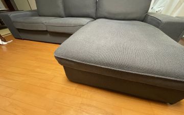 IKEA sofa with chaise lounge 